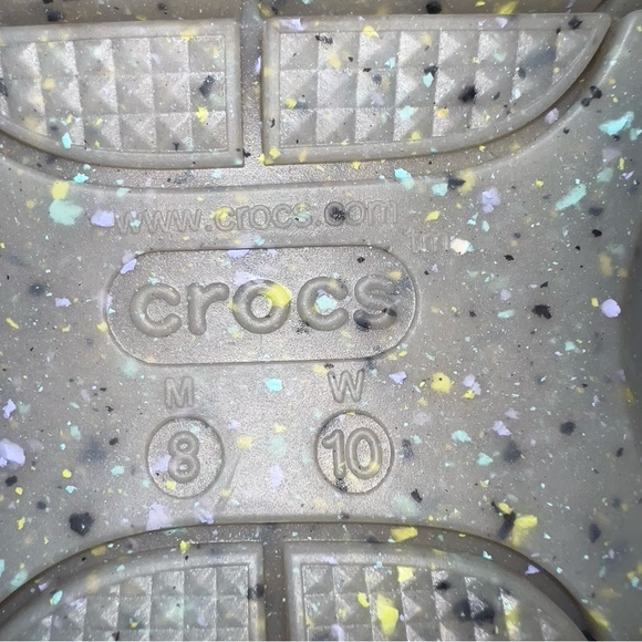 Crocs Mega Crush Platform Sandals elephant gray us m8/w10 - Picture 10 of 10